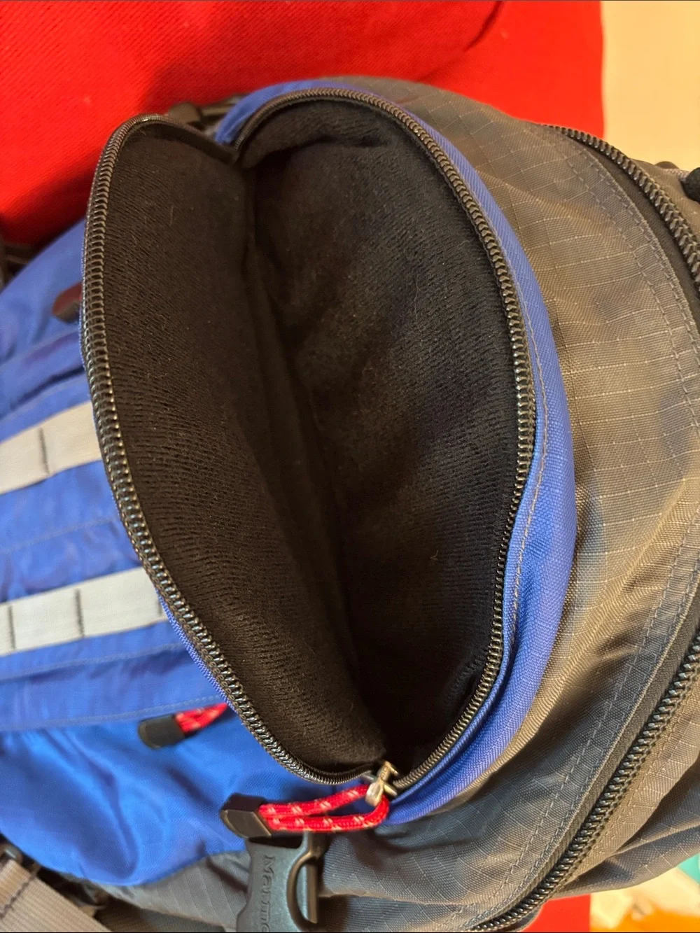 Marmot Blue and Gray Talus Men's Hiking Backpack